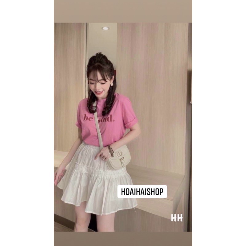 ❣️ Set Bekind Áo Hồng Mix Chân Váy Tầng Trắng Bán Shop Hàng Quảng Châu ❣️