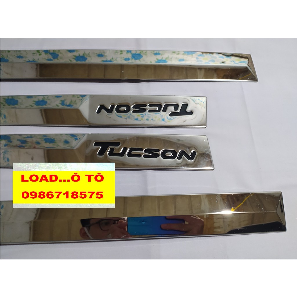 Ốp Nẹp Sườn Huyndai Tucson 2018-2021 Inox Bóng Cao Cấp