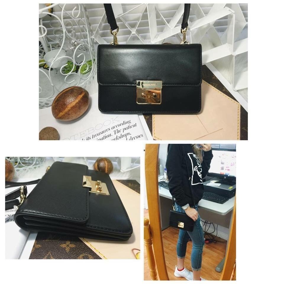 TÚI MICHEAL KORS SLOAN SMALL GUSSET BLACK