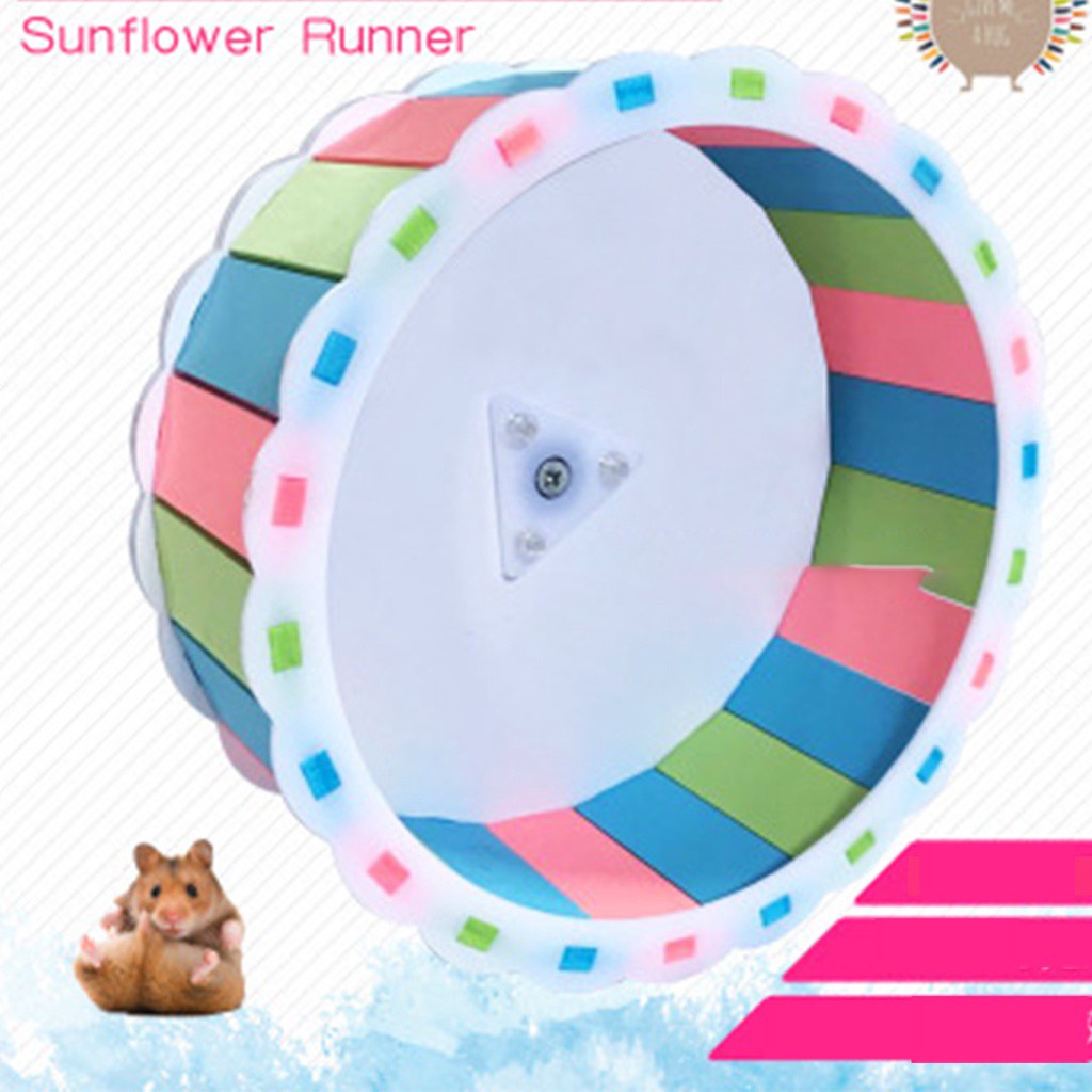 Bánh Xe Tập Thể Dục Cho Chuột Hamster Thiết Kế Mới Dễ Lắp Đặt