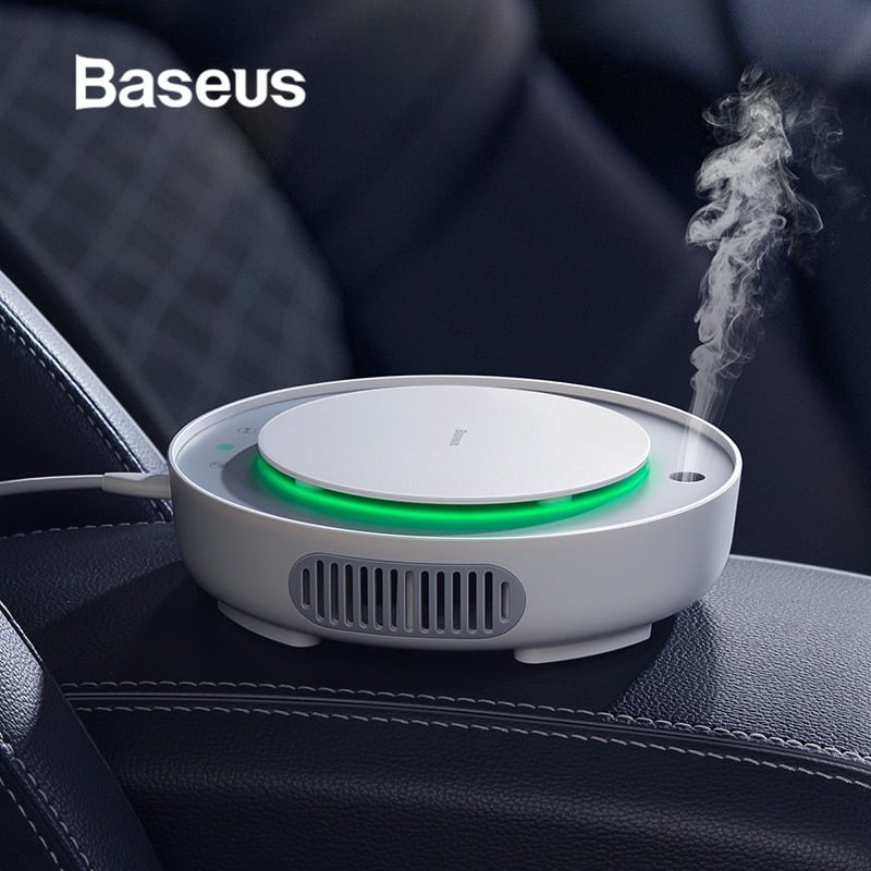 [Siêu HOT] Máy Lọc Không khí trong xe ô tô, góc làm việc - Baseus CRJHQ01 Freshing Breath Car Air Purifier