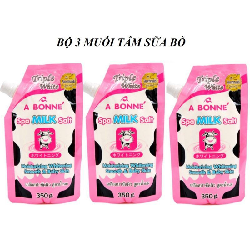 Muối Tắm TẨY TẾ BÀO CHẾT ABONNE - Spa Milk Salt 350g