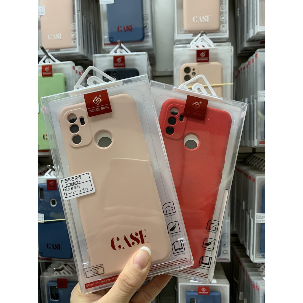 Ốp lưng dẻo màu KT Desing cho Oppo A53 2020