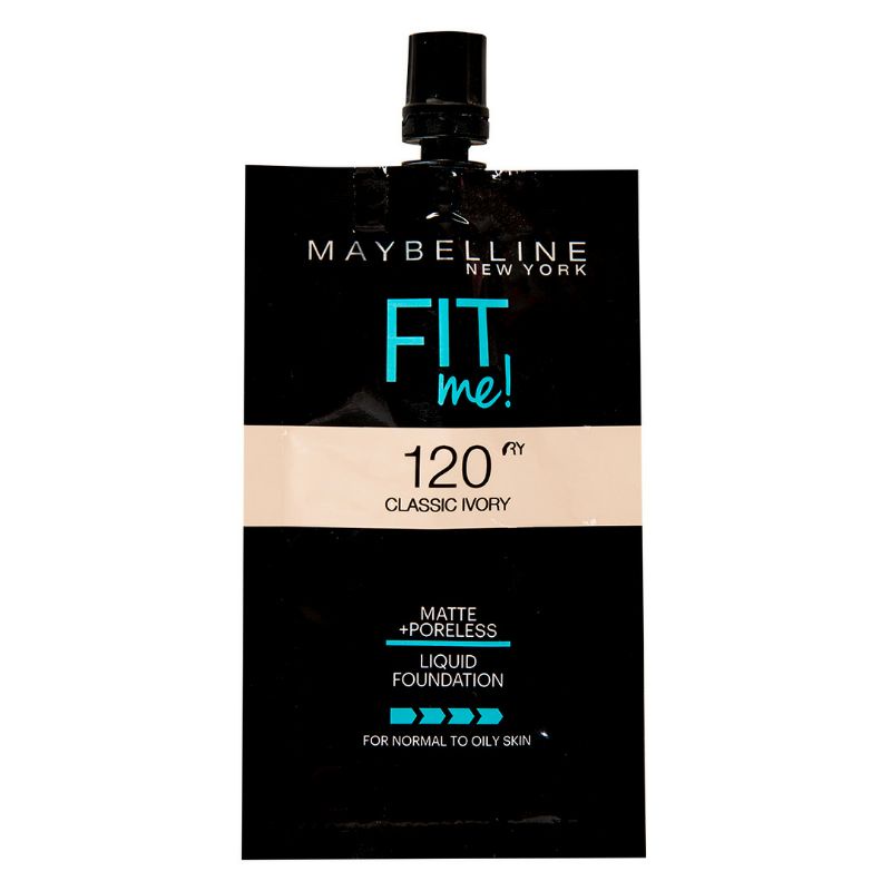 Kem Nền Mịn Nhẹ Kiềm Dầu Fit Me Dạng Gói Maybelline New York Matte Poreless Foundation 5ml
