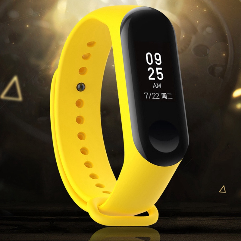 Dây Đeo Silicone Cho Đồng Hồ Thông Minh Xiaomi Mi Band 3 Miband 3