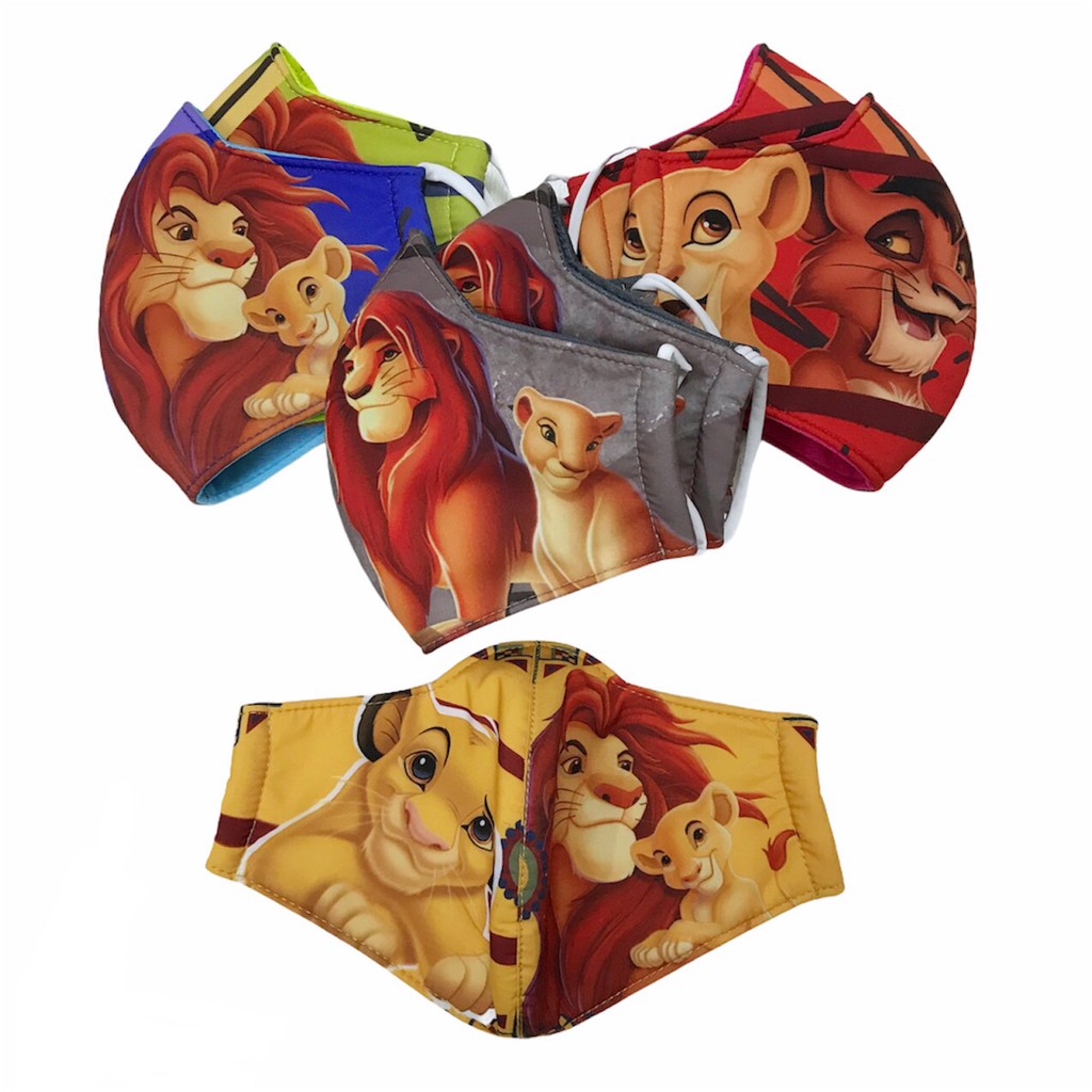 Khẩu trang vải trẻ em 5-10 tuổi 3 lớp chống bụi chống nắng loại đẹp dày dặn