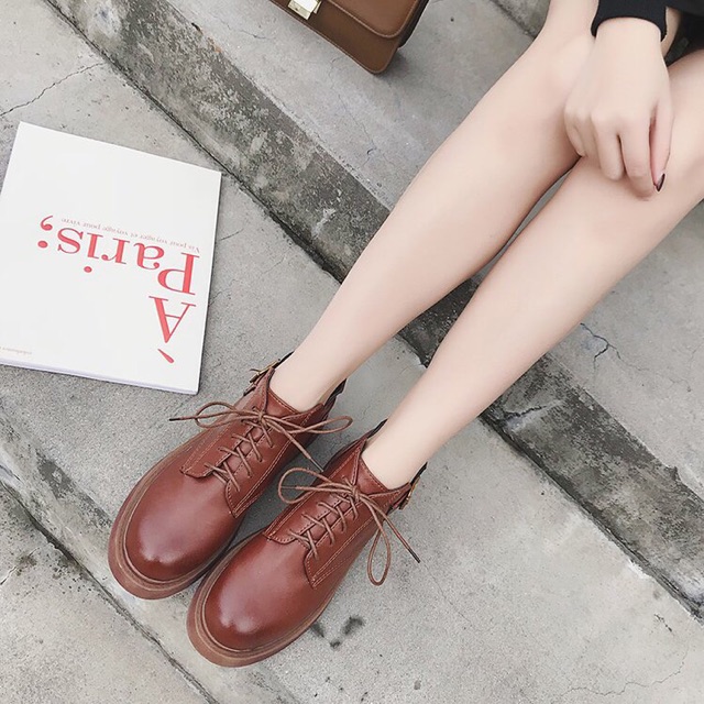 🌿Giày oxford cổ cao retro kiểu Anh🌿 | BigBuy360 - bigbuy360.vn