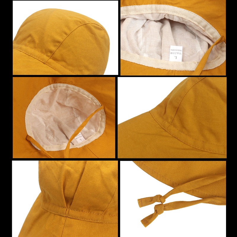 Nón Vành Rộng Chống Nắng Màu Trơn Thời Trang Mùa Hè Cho Bé