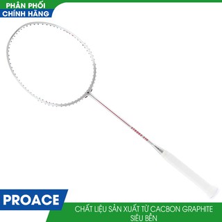 Vợt cầu lông PRO ACE STOKE 318 (Trắng / đỏ)