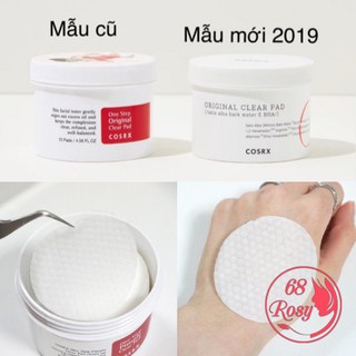 Tẩy trang Cosrx One Step Original Clear Pad dùng cực thích dạng bông 70 miếng