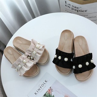 Dép bèo nhún đính cườm cao cấp