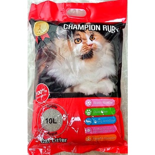 Mã pet20k giảm 20k đơn 250k cát vệ sinh cho mèo champion ruby túi 1kg dùng - ảnh sản phẩm 1