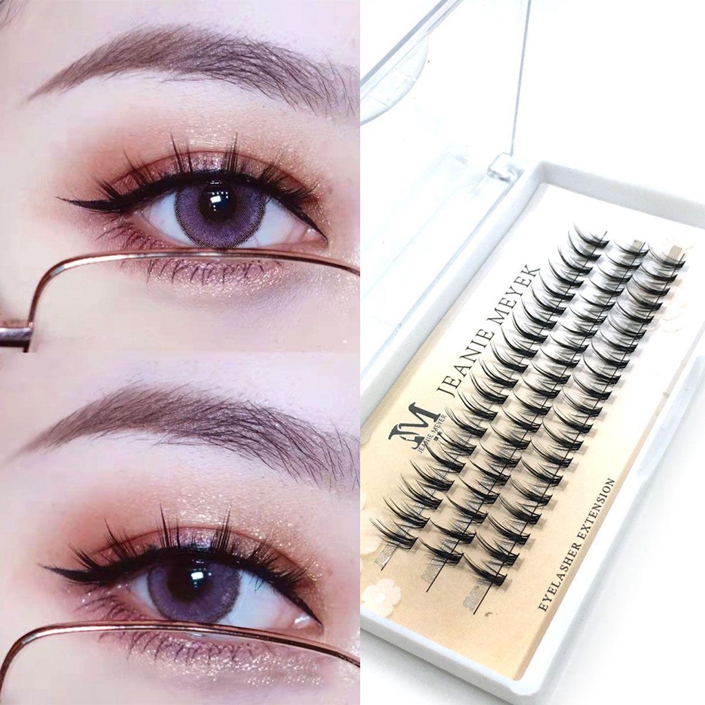 XIANTIN Hộp 78 Cụm Lông Mi Giả 8 / 10 / 12mm Hỗn Hợp