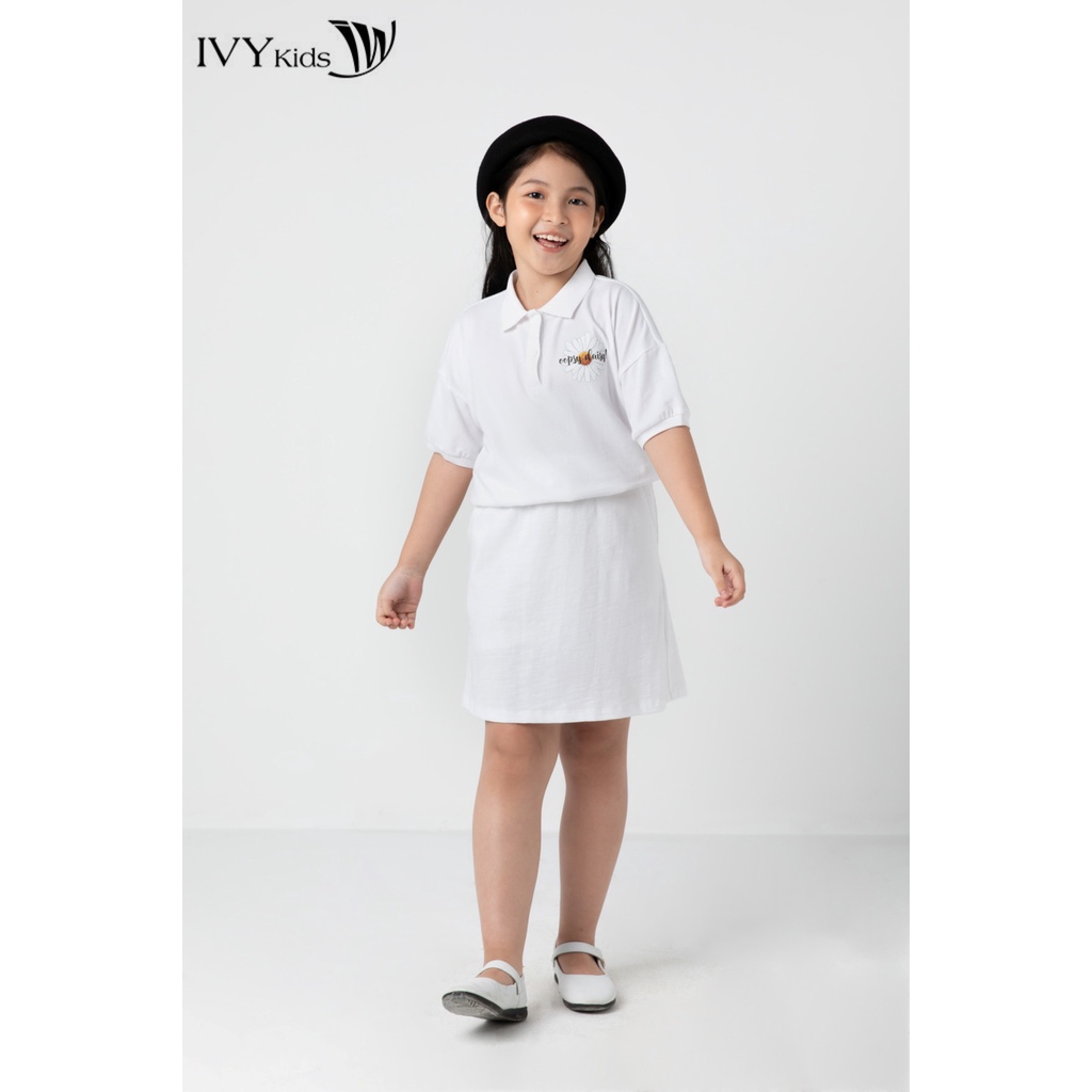 Bộ đồ áo và chân váy bé gái Have Fun IVY moda MS 57G1375