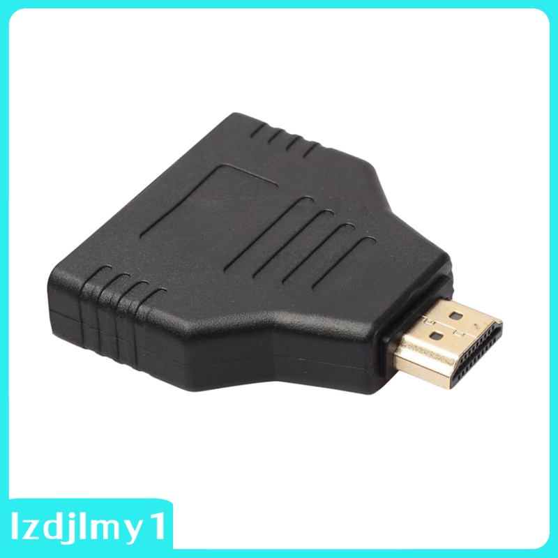 HDMI 1 In2 1080P Port Converter Male to 2 Female HDMI Out Splitter Cable