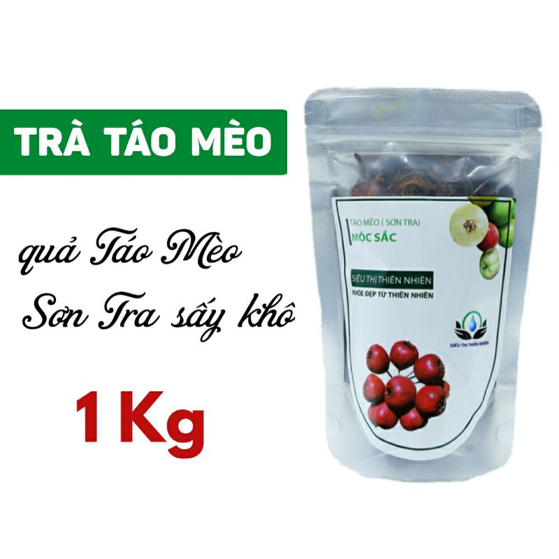 Táo Mèo (Sơn Tra) sấy khô 1Kg, thảo mộc, thảo dược thiên nhiên sấy khô hiệu Mộc Sắc