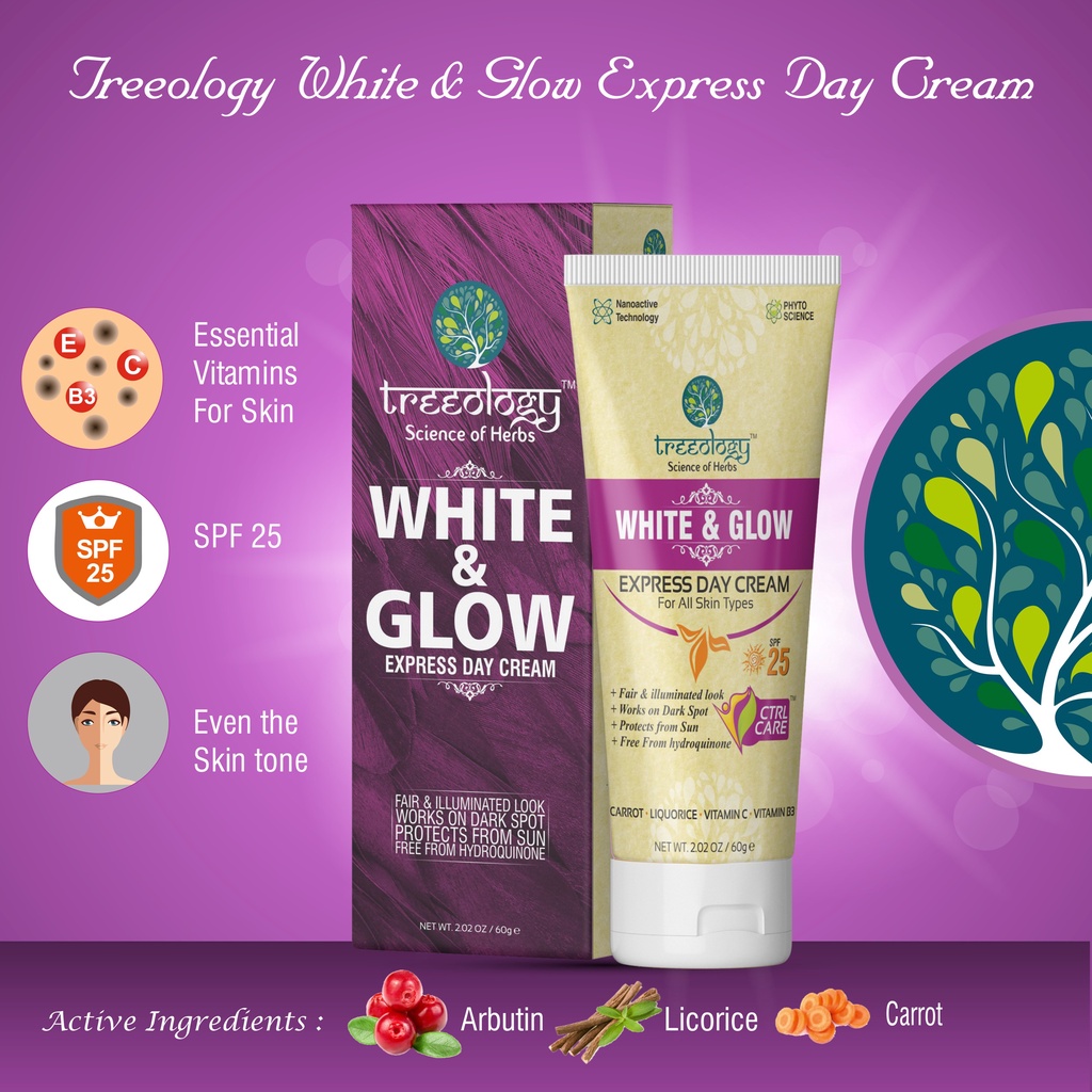 TREEOLOGY Kem dưỡng trắng hồng da ban ngày | BigBuy360 - bigbuy360.vn