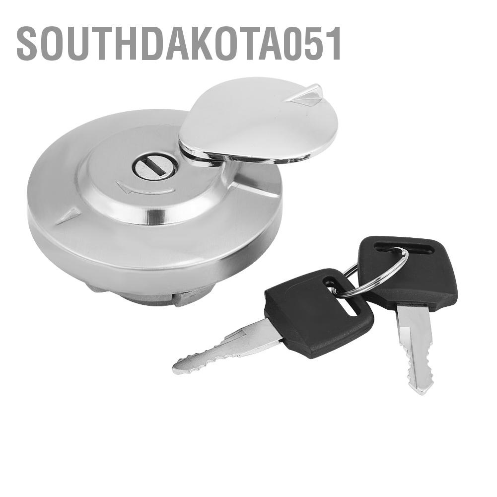 Hàng Sẵn Nắp bình xăng xe máy có 2 chìa khóa Chất Lượng Cao cho Honda Shadow Spirit VT750 DC C2 VLX VT600【Southdakota051】