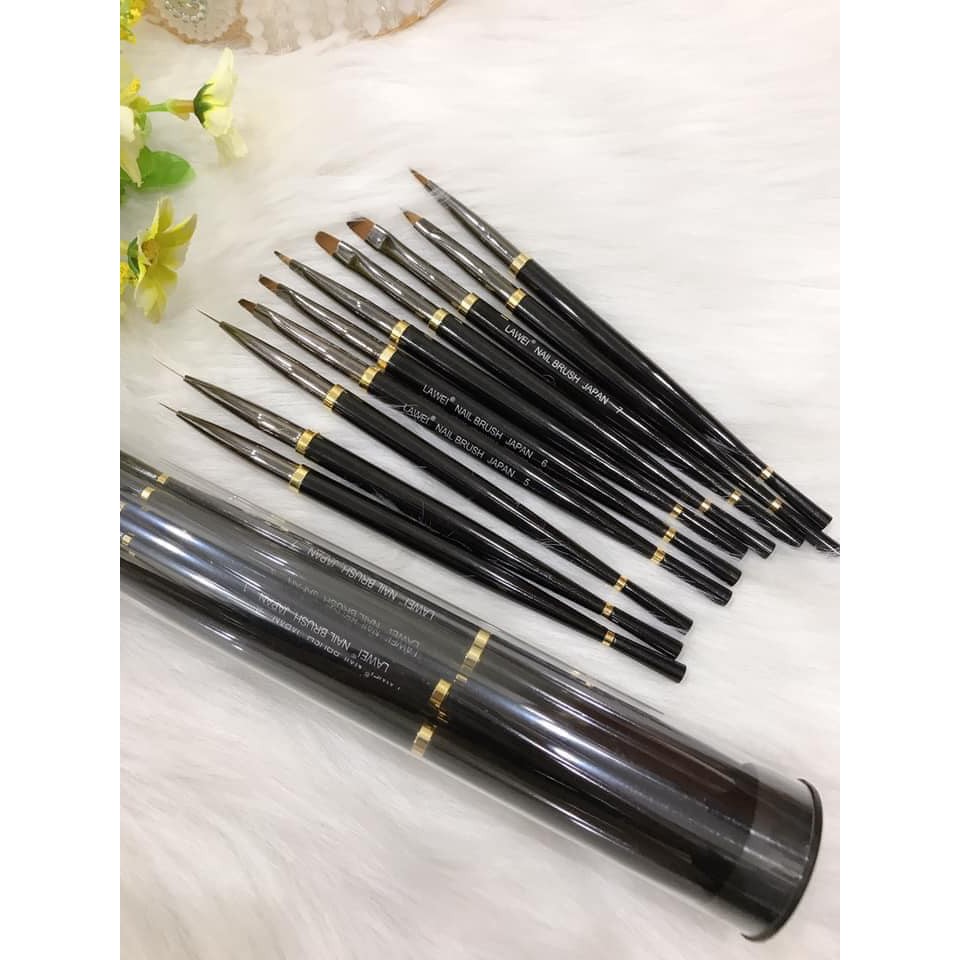 Set cọ Nhật Bản làm Nail 10 cây cao cấp