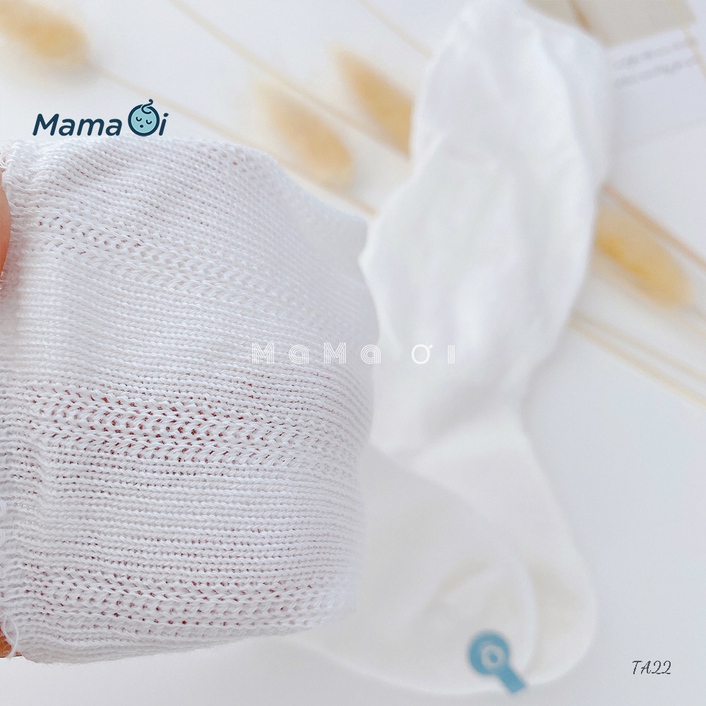 TA22 Tất dài màu trắng cho bé yêu từ 0-12 tháng của Mama Ơi-Thời trang cho bé