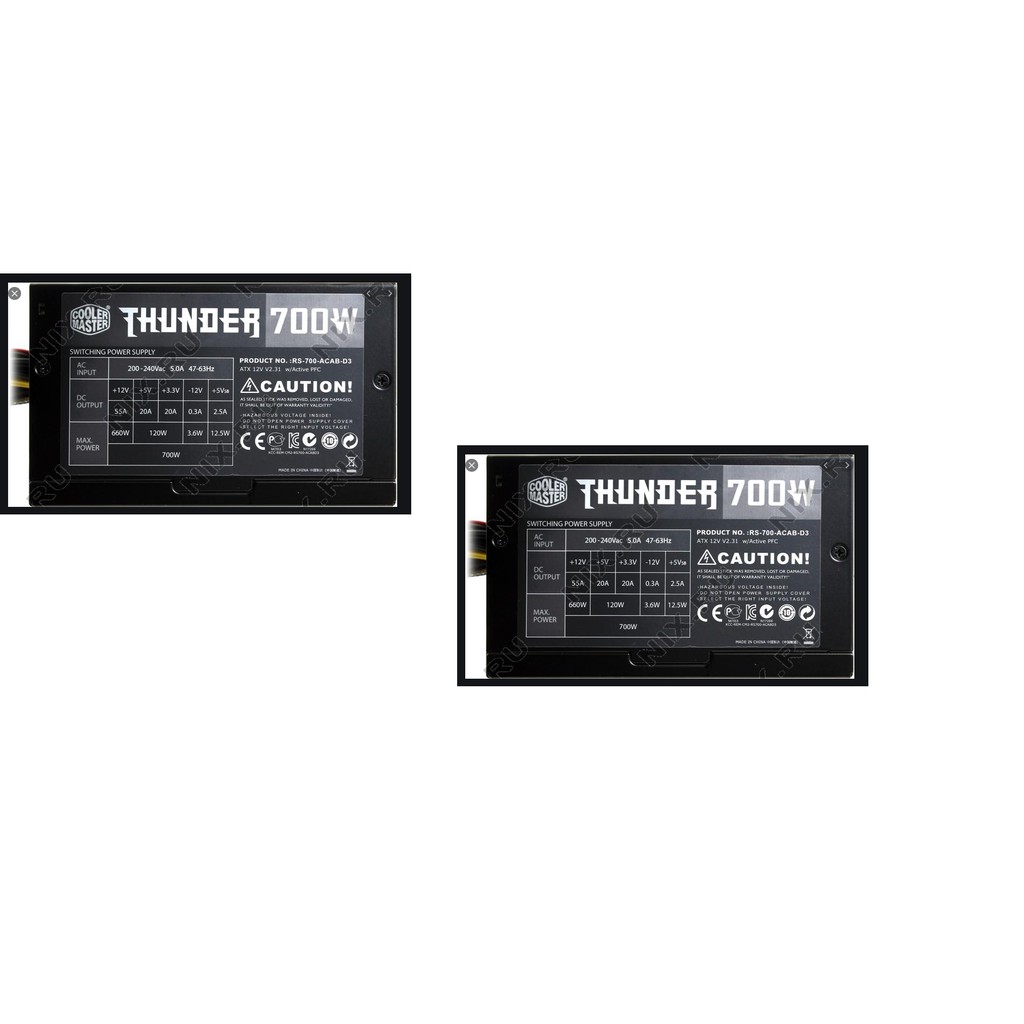 Nguồn máy tính COOLER MASTER THUNDER 700W