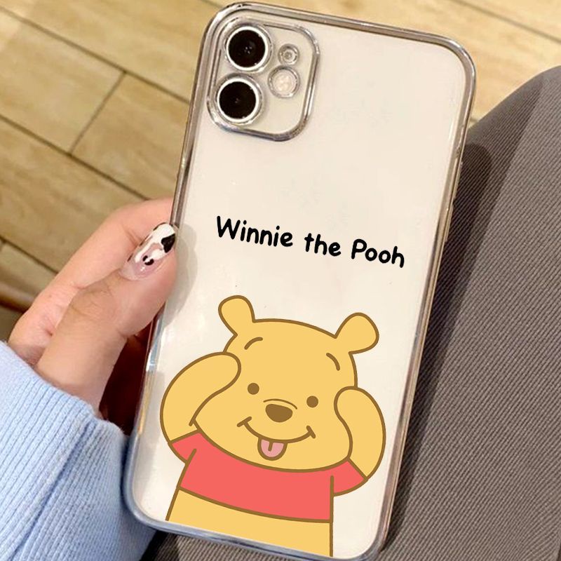 Miếng Dán Hoạt Hình Winnie the Pooh Dễ Thương Chống Nước Chống Trầy Trang Trí Thân Xe Hơi / Mũ Bảo Hiểm