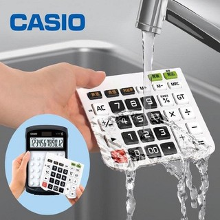 Máy Tính Để Bàn Cỡ Đại Casio WD-320MT (12 Số) Chính Hãng - Chống Nước & Chống Bụi, Rửa Được Bằng Nước