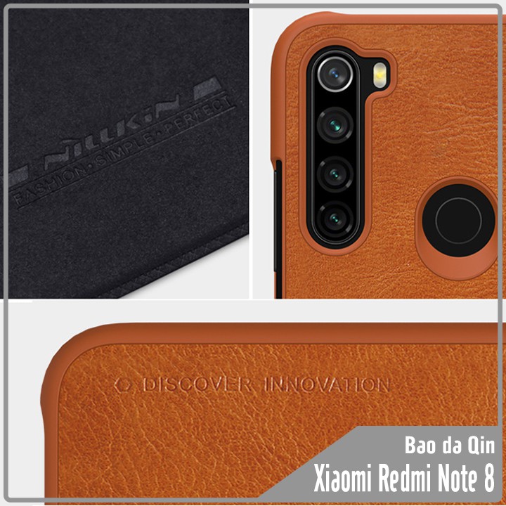 Bao da Xiaomi Redmi Note 8 Nillkin Qin