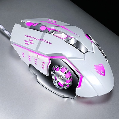 Chuột máy tính có dây / không dây - đèn led đổi màu cực đẹp / chuột gaming chơi game