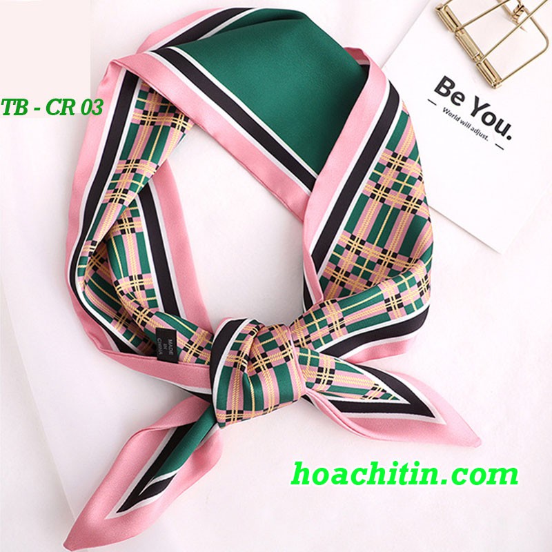 TURBAN THẮT NƠ MẪU CARO CỰC XINH