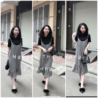 Sét đầm caro đuôi cá