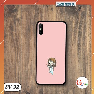 Ốp lưng nhám viền dẻo Xiaomi Redmi 9A in hình