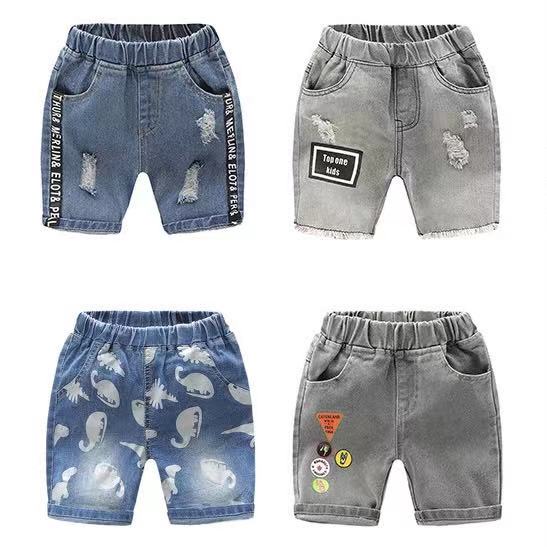 Quần short SOFFNY mềm mại dáng rộng co giãn tốt màu trơn thời trang dành cho bé trai