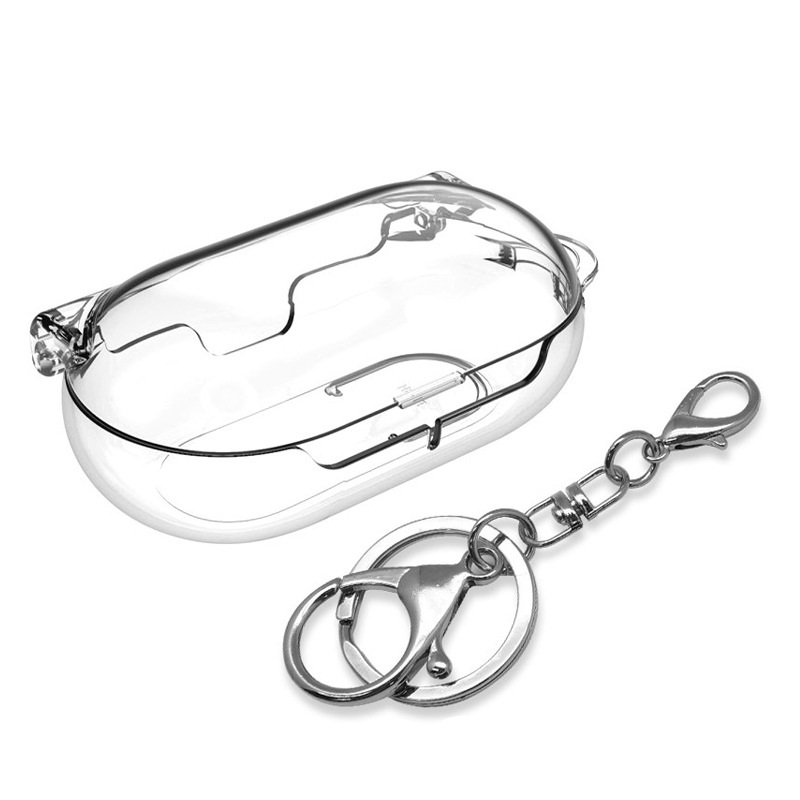 Vỏ Bảo Vệ Hộp Sạc Tai Nghe Trong Suốt Cho Samsung Galaxy Buds Plus / Galaxy Bud + Kèm Dây Treo