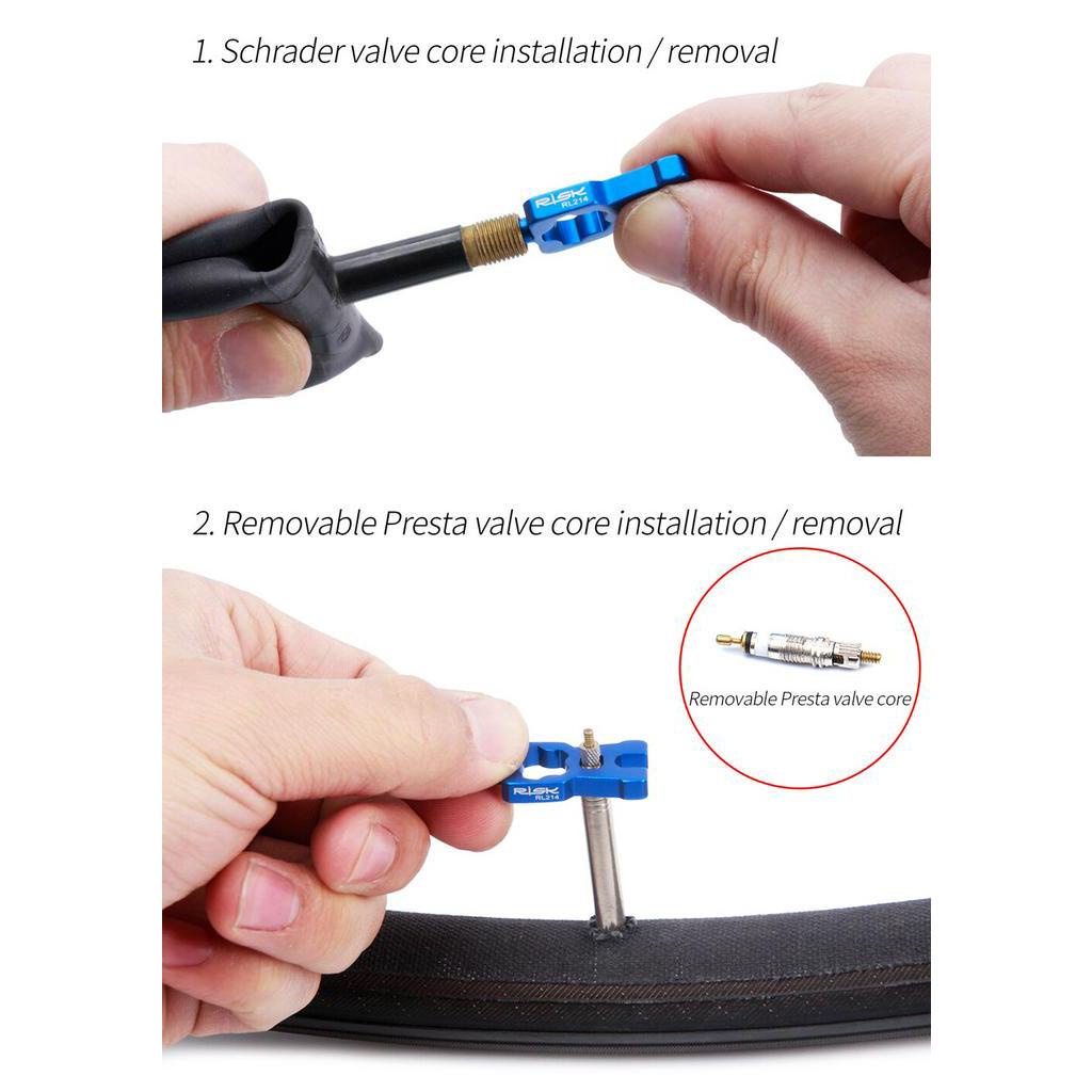 1 Dụng Cụ Tháo Lõi Van Xe Đạp Đa Năng