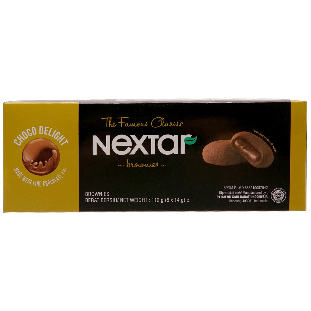 Hộp Bánh quy socola Nextar Brownies  112g