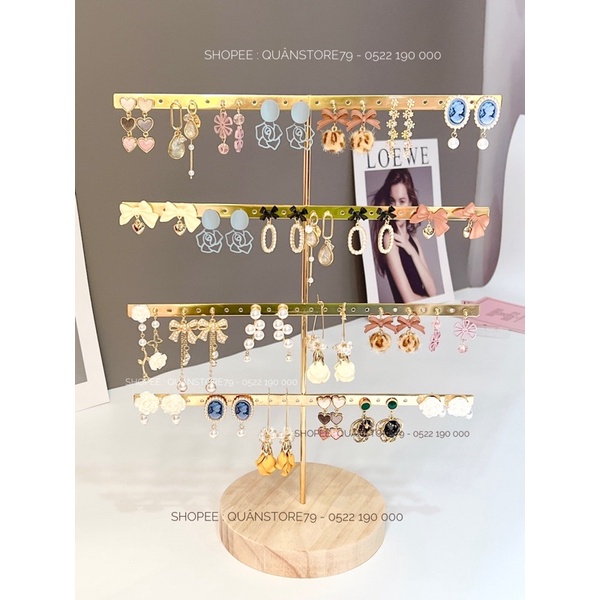 Giá treo trang sức hoa tai dây chuyền đẹp