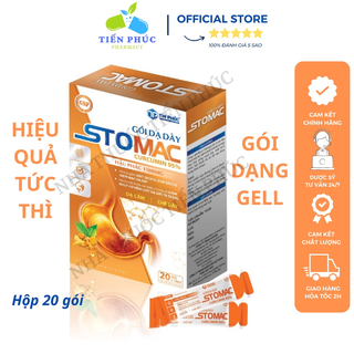 Gói hỗ trợ giảm đau dạ dày tức thì, đau rát bao tử stomac hộp 20 gói