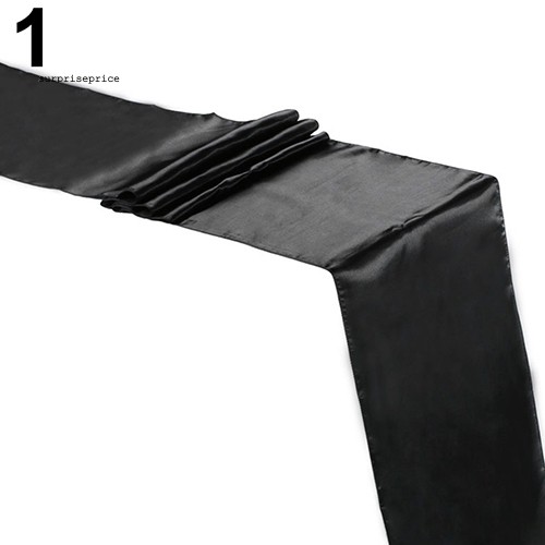 Khăn runner trải bàn chất liệu satin kích cỡ 12 x 108inch