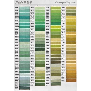 Chỉ Airo Chọn màu Chỉ Thêu code DMC 482 màu