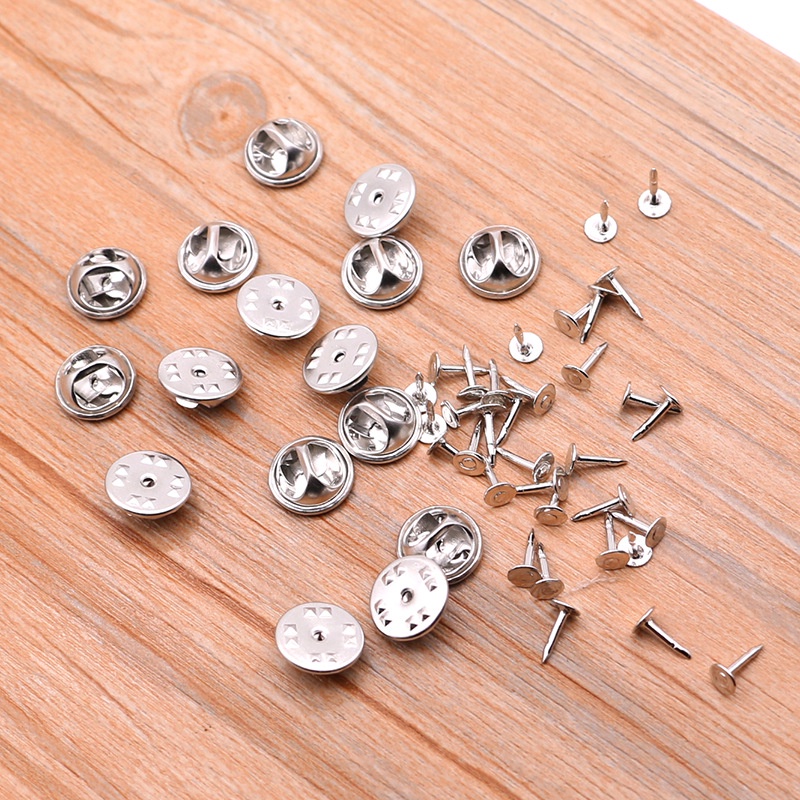 Set 50 Ghim Cài Áo Hình Bướm Bằng Thép Không Gỉ