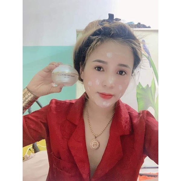 KEM FACE DƯỠNG TRẮNG DA  GIẢM NÁM TÀN NHANG VIP 7IN1 TẶNG 1 SERUM HUỲNH ĐỖ