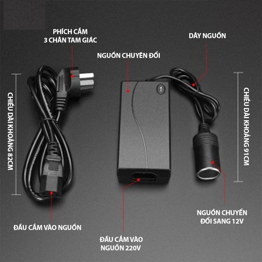 DÂY CHUYỂN NGUỒN ĐIỆN 220v sang 5A-12V CZ60W