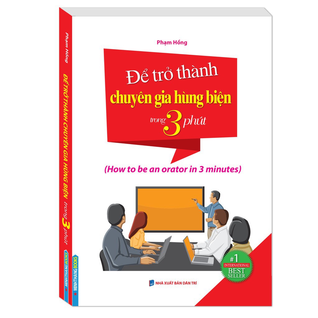 Sách - Để trở thành chuyên gia hùng biện trong 3 phút (bìa mềm)