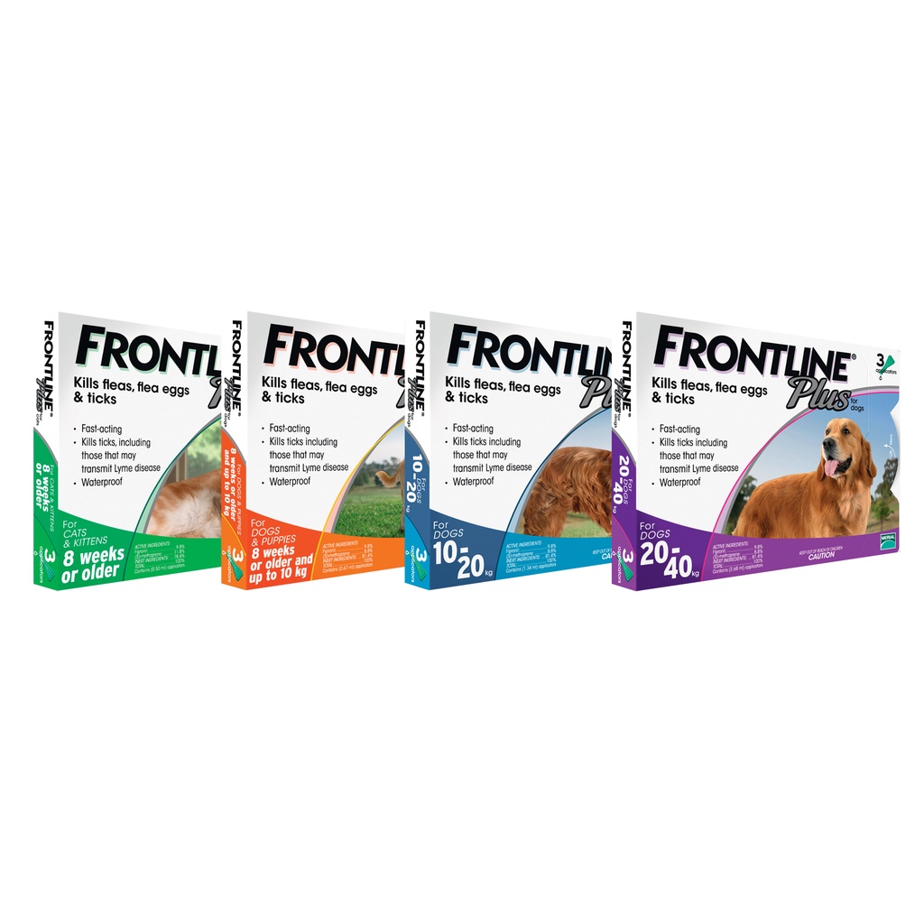 Frontline Plus nhỏ gáy ve rận cho chó từ 4-40kg