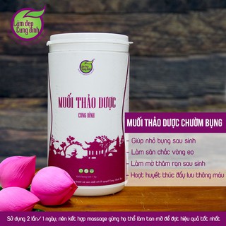 Muối thảo dược sau sinh Cung Đình (1000gr)