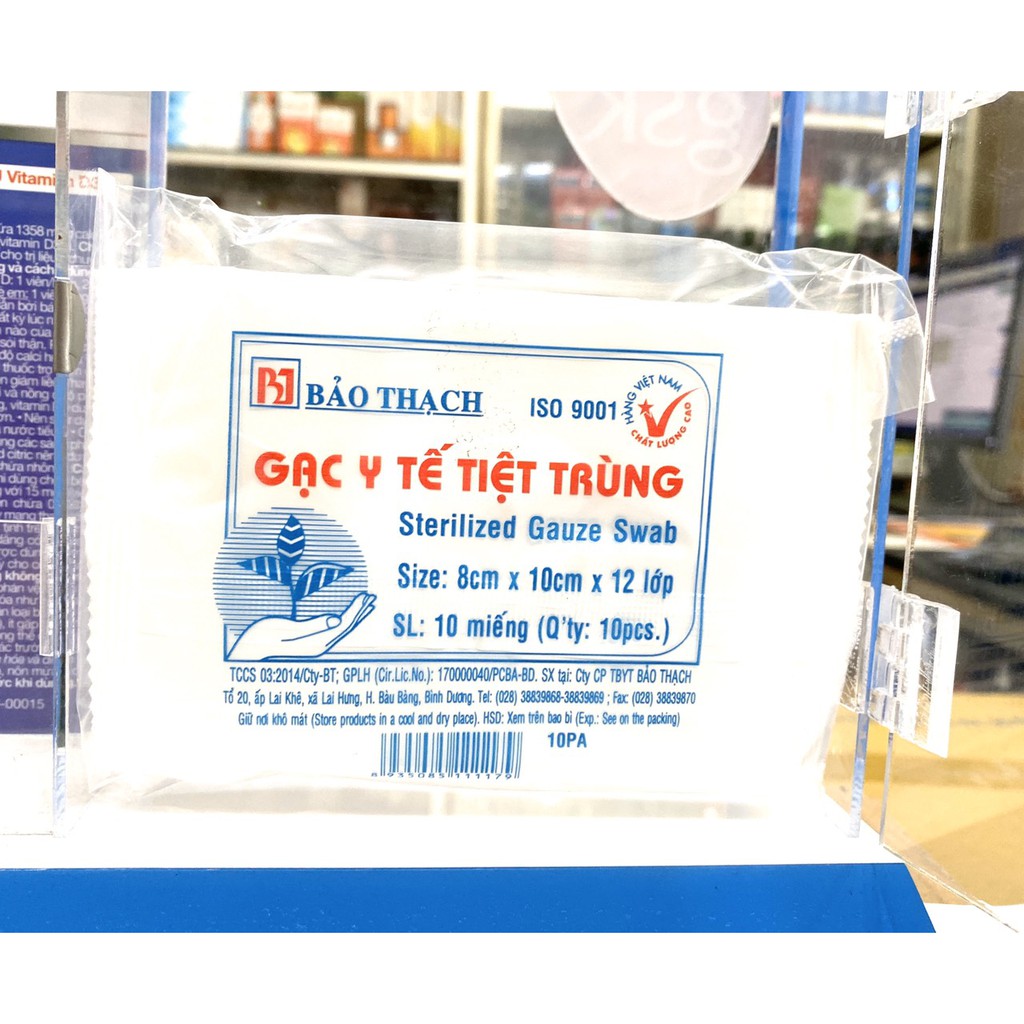 GẠC Y TẾ TIỆT TRÙNG/ GẠC Y TẾ BẢO THẠCH.