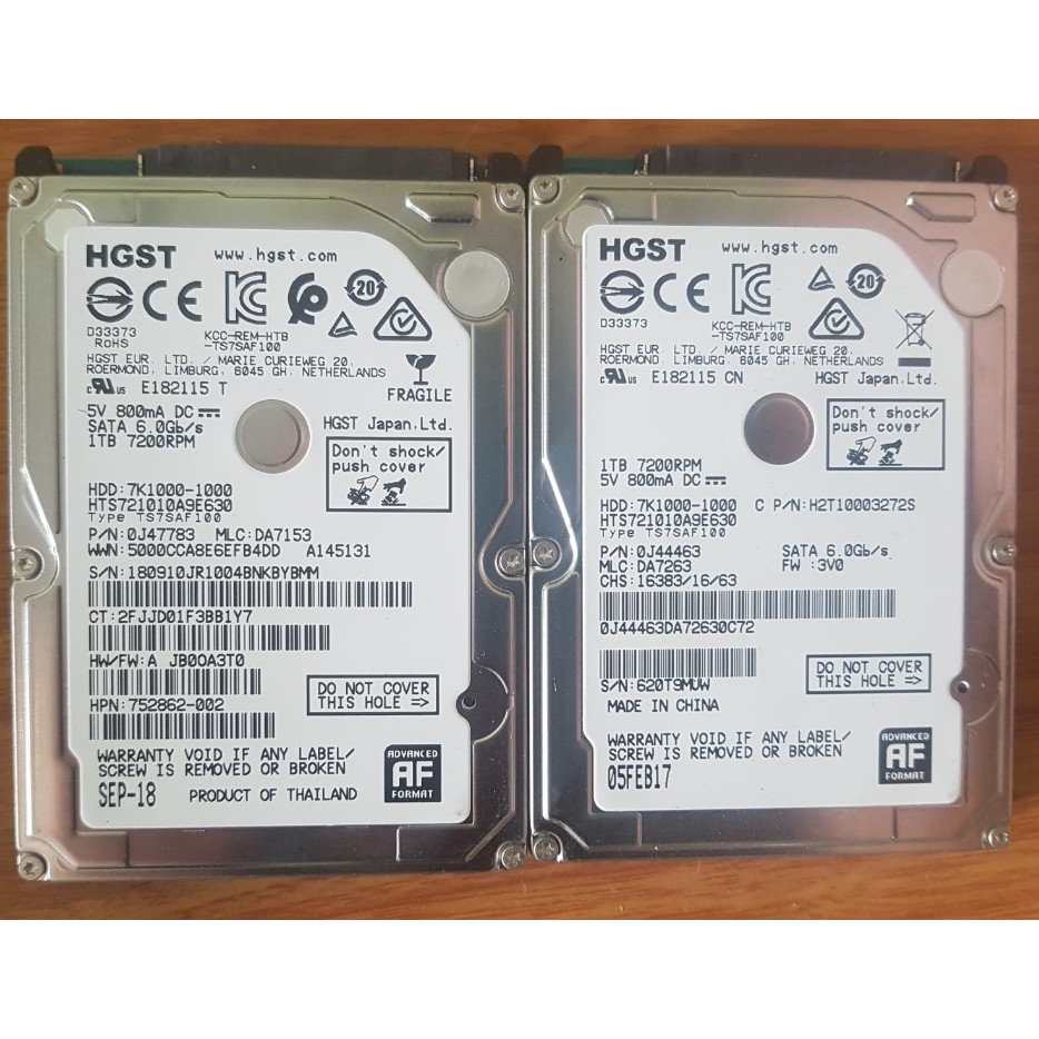 Ổ HDD 2.5'' LAPTOP BÓC MÁY 250G 320G 500G 1T và BOX new ĐÃ TEST OK - Hỗ Trợ cài win theo yêu cầu