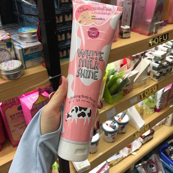 Tẩy tế bào chết Cathy Doll WhiteMilk Sheni Peeling Body Scrub Thái Lan 320g | BigBuy360 - bigbuy360.vn
