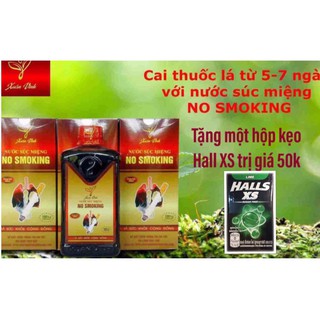 [Kèm Quà Tặng] CAI THUỐC LÁ NOSMOKING Tặng 1 Lọ Kẹo Hall XsThơm Miệng